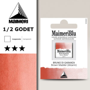 474 - Bruno Di Garanza Colori Acquerello 1/2 Godet Maimeri Blu