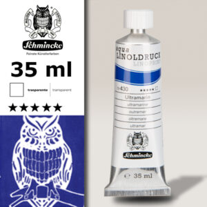 430 - Blu Oltremare 35 ml aqua LINOLDRUCK Schmincke