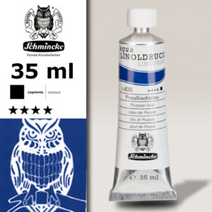 435 - Blu di Prussia 35 ml aqua LINOLDRUCK Schmincke