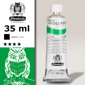 520 - Verde Permanente 35 ml aqua LINOLDRUCK Schmincke
