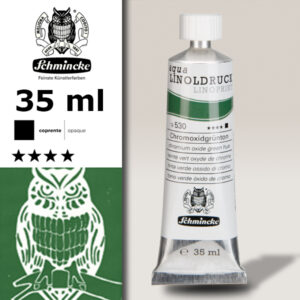530 - Verde Ossido di Cromo 35 ml aqua LINOLDRUCK Schmincke