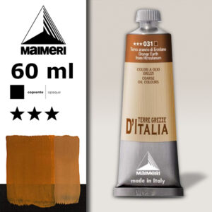 031 - Terra arancio di Ercolano 60 ML Colori a olio Terre Grezze Maimeri