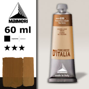 035 - Terra di Siena naturale 60 ML Colori a olio Terre Grezze Maimeri