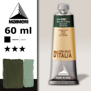 039 - Terra verde di Verona 60 ML Colori a olio Terre Grezze Maimeri