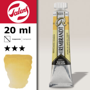 223 - Giallo Napoli Scuro Acquerello 20 ML Rembrandt Aquarel Talens