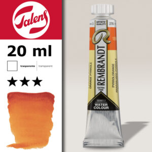 278 - Arancio Pyrrole Acquerello 20 ML Rembrandt Aquarel Talens