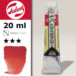 306 - Rosso Cadmio Scuro Acquerello 20 ML Rembrandt Aquarel Talens