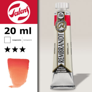 311 - Vermilione Acquerello 20 ML Rembrandt Aquarel Talens