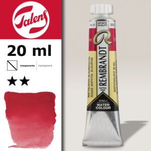355 - Rosso Naphtolo Bluastro Acquerello 20 ML Rembrandt Aquarel Talens