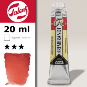 364 - Rosso Quinacridone Acquerello 20 ML Rembrandt Aquarel Talens