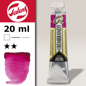 368 - Magenta Quinacridone Acquerello 20 ML Rembrandt Aquarel Talens