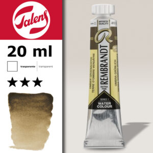 410 - Terra Ombra Verdastra Acquerello 20 ML Rembrandt Aquarel Talens