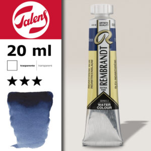 585 - Blu Indantrene Acquerello 20 ML Rembrandt Aquarel Talens