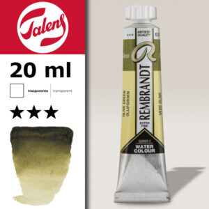 620 - Verde Oliva Acquerello 20 ML Rembrandt Aquarel Talens