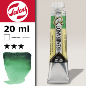 681 - Verde Ftalo Giallastro Acquerello 20 ML Rembrandt Aquarel Talens