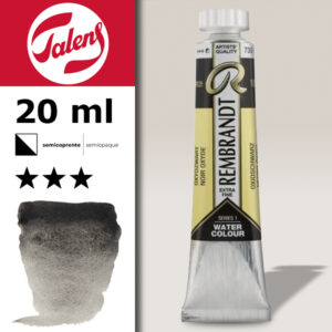 735 - Nero Ossido Acquerello 20 ML Rembrandt Aquarel Talens