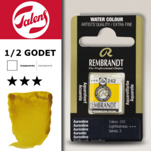 242 - Aureolina Acquerello 1/2 Godet Rembrandt Aquarel Talens