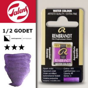 866 - Sparkle Viola Acquerello 1/2 Godet Rembrandt Aquarel Talens