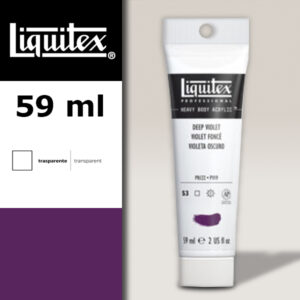 115 - Viola scuro 59 ML Colore Acrilico Heavy Body Extra-Fine Liquitex