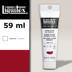 116 - Alizarina carminio permanente 59 ML Colore Acrilico Heavy Body Extra-Fine Liquitex