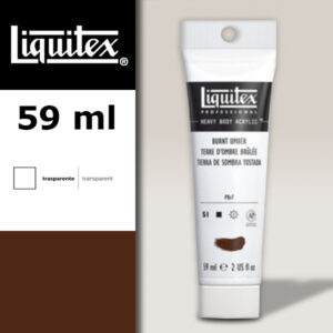 128 - Terra d'ombra bruciata 59 ML Colore Acrilico Heavy Body Extra-Fine Liquitex