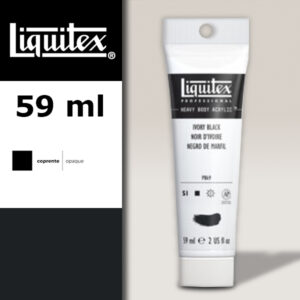 244 - Nero d'avorio 59 ML Colore Acrilico Heavy Body Extra-Fine Liquitex