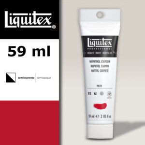 292 - Rosso naftol carminio 59 ML Colore Acrilico Heavy Body Extra-Fine Liquitex