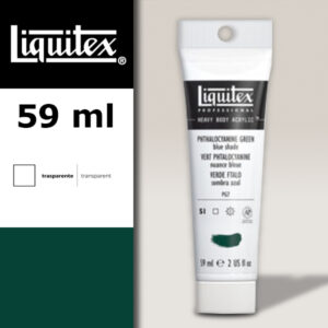317 - Verde di ftalo - tonalità verde 59 ML Colore Acrilico Heavy Body Extra-Fine Liquitex