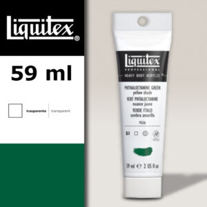 319 - Verde di ftalo - tonalità giallo 59 ML Colore Acrilico Heavy Body Extra-Fine Liquitex