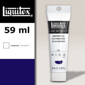 322 - Blu indantherene 59 ML Colore Acrilico Heavy Body Extra-Fine Liquitex