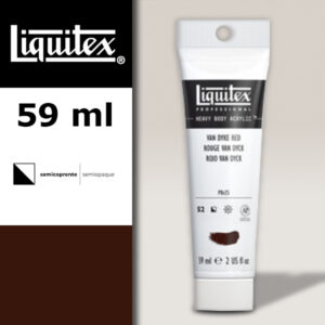 392 - Rosso Van Dick 59 ML Colore Acrilico Heavy Body Extra-Fine Liquitex