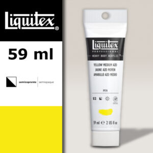 412 - Giallo medio 59 ML Colore Acrilico Heavy Body Extra-Fine Liquitex