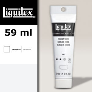 432 - Bianco di titanio 59 ML Colore Acrilico Heavy Body Extra-Fine Liquitex