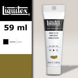 530 - Giallo bronzo 59 ML Colore Acrilico Heavy Body Extra-Fine Liquitex