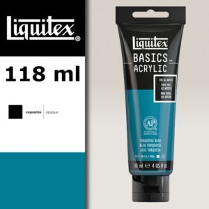 L051 - 046 - Blu Turchese 118 ML Colore Acrilico Liquitex Basics
