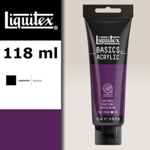 L038 - 115 - Viola Scuro 118 ML Colore Acrilico Liquitex Basics
