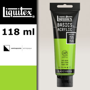 L059 - 222 - Verde Lime 118 ML Colore Acrilico Liquitex Basics