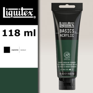 L055 - 224 - Verde di Hooker imit 118 ML Colore Acrilico Liquitex Basics