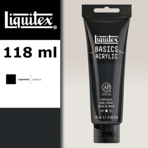 L074 - 244 - Nero d'Avorio 118 ML Colore Acrilico Liquitex Basics