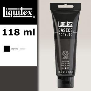 L075 - 276 - Nero di Marte 118 ML Colore Acrilico Liquitex Basics