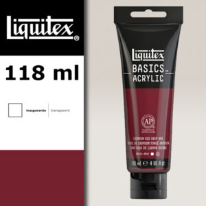 L027 - 311 - Rosso Cadmio Scuro Imit 118 ML Colore Acrilico Liquitex Basics