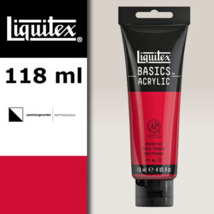 L025 - 415 - Rosso Primario 118 ML Colore Acrilico Liquitex Basics