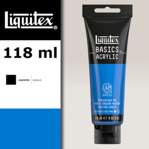 L047 - 470 - Blu Ceruleo Imit 118 ML Colore Acrilico Liquitex Basics