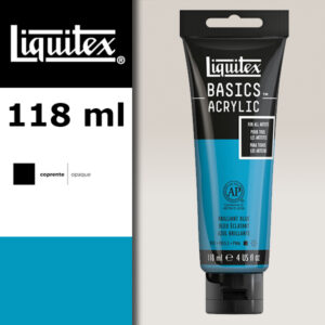 L048 - 570 - Blu Brillante 118 ML Colore Acrilico Liquitex Basics