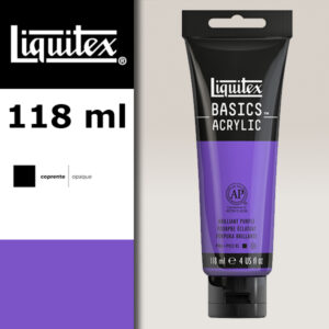 L037 - 590 - Porpora brillante 118 ML Colore Acrilico Liquitex Basics