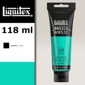 L052 - 660 - Verde Acqua Brillante 118 ML Colore Acrilico Liquitex Basics