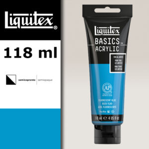 L041 - 984 - Blu Fluorescente 118 ML Colore Acrilico Liquitex Basics