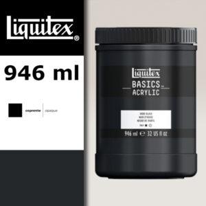 L074 - 244 - Nero d'Avorio 946 ML Colore Acrilico Liquitex Basics