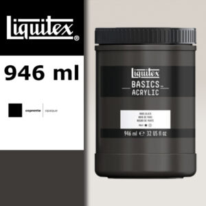 L075 - 276 - Nero di Marte 946 ML Colore Acrilico Liquitex Basics