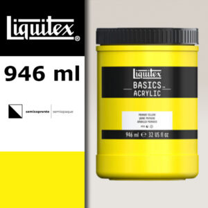 L010 - 410 - Giallo Primario 946 ML Colore Acrilico Liquitex Basics